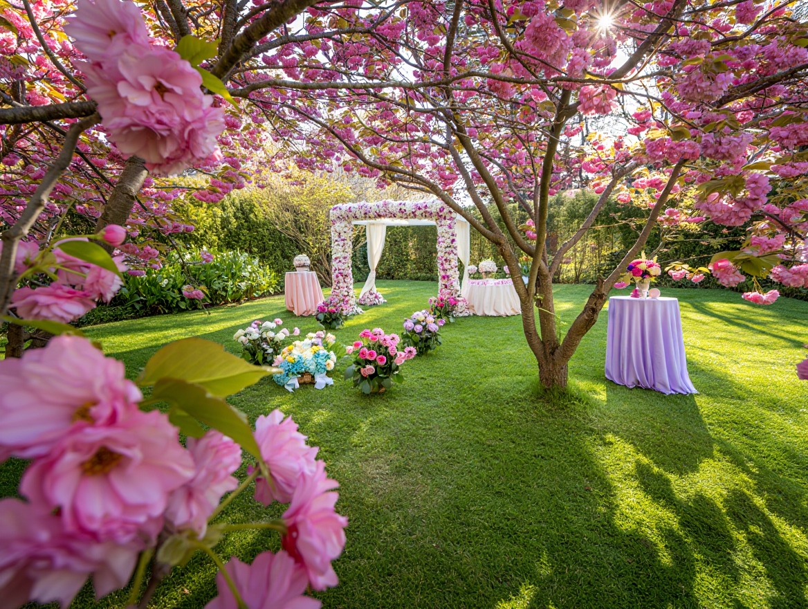Bahar Bahçesi Düğün Teması