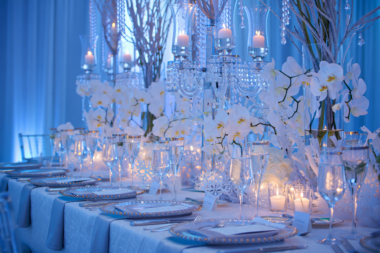 Kış Düğünü Dekorasyon