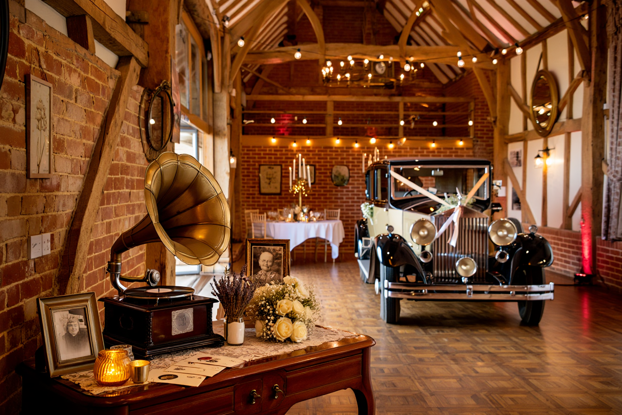 Vintage Düğün Teması